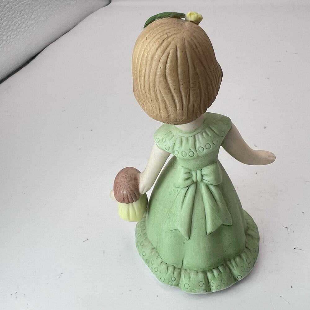 Vintage Enesco Growing Up Birthday Girls 3 4 5 6 Girl Figurines Lot Brunette - Picture 5 of 16